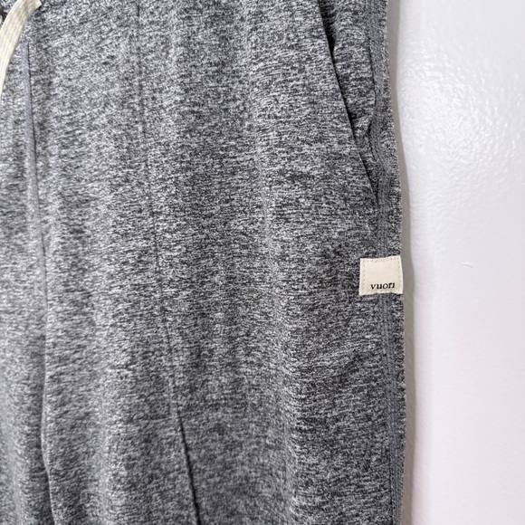 VUORI Heather Gray Halo Essential Wide Leg Dream Knit Pants - Picture 4 of 6